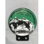 An Aston Martin Le Mans Winners 50 year commemorative enamel badge bar badge (Salvadori - Shelby)