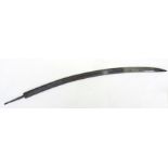 A 1796 Pattern curved sword / sabre single edged blade. Blade length 76cms (30ins), Tang length