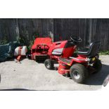 A Countax C600H Hydrostatic ride-on lawn mower / smallholder tractor with ten cutting heights,