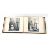 A Victorian photograph album showing scenes of a large house in Richmond Surrey and surrounding area