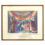 Frank O Salisbury (1874-1962) - The Shrine of Humanity - coloured print, signed in pencil to the