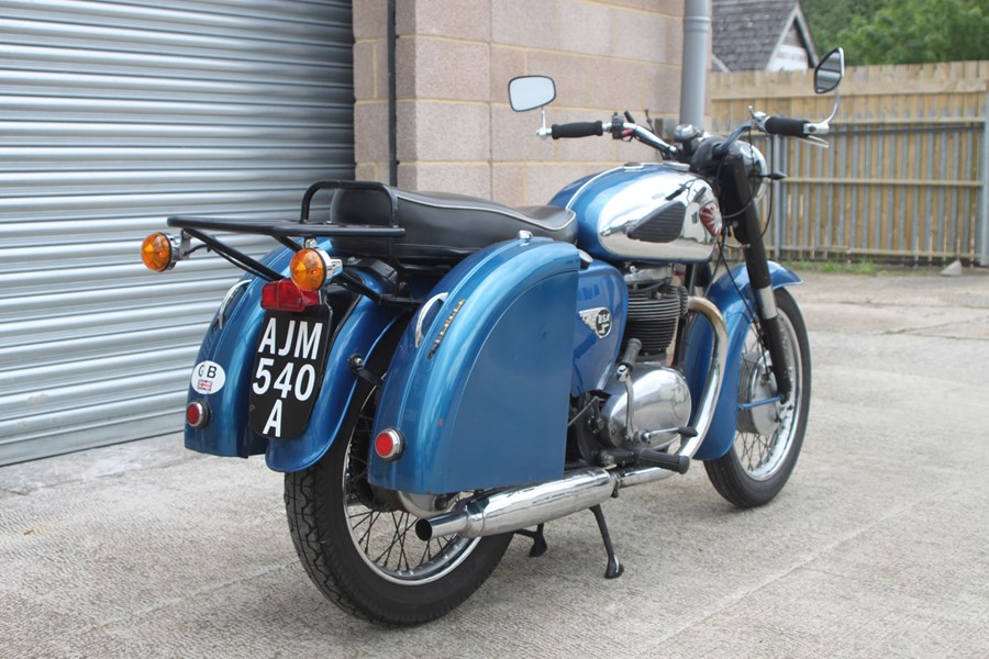 A 1962 BSA A65 Star Twin, registration no. AJM 540A, frame no. A50 5824, engine no. A65 3879, - Image 4 of 12