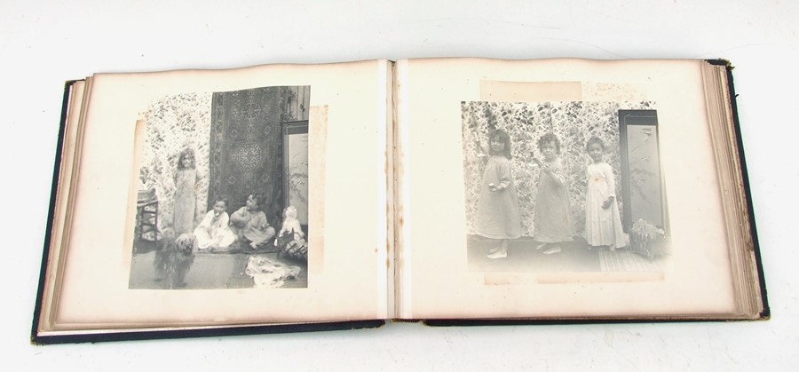 A Victorian photograph album showing scenes of a large house in Richmond Surrey and surrounding area - Image 2 of 3