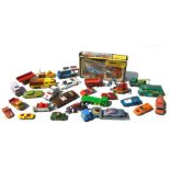 A quantity of diecast vehicles to include Corgi, Matchbox, Lesney & Dinky.