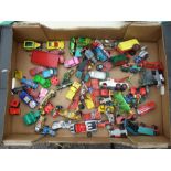 A quantity of diecast vehicles to include Corgi, Matchbox, Lesney & Dinky.