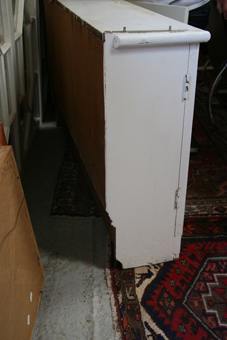 A pair of painted pine bookcases on cupboards, the pair of glazed doors enclosing a shelved interior - Image 11 of 11