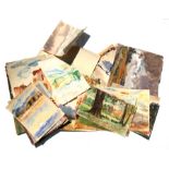 20th century British school - a quantity of watercolour paintings to include mainly landscape