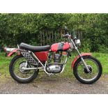 WITHDRAWN - BEING RE-OFFERED IN OR OCTOBER SALE - A 1972 BSA B25 SS Gold Star 250cc, registration to