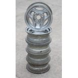 A set of five Chromodora Bertone 5JX13 alloy wheels suitable for a Fiat X19 (5).