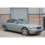 A 2005 Jaguar XJ8 SE 4.2 Automatic, registration number BG55 KWN, metallic silver blue, chassis