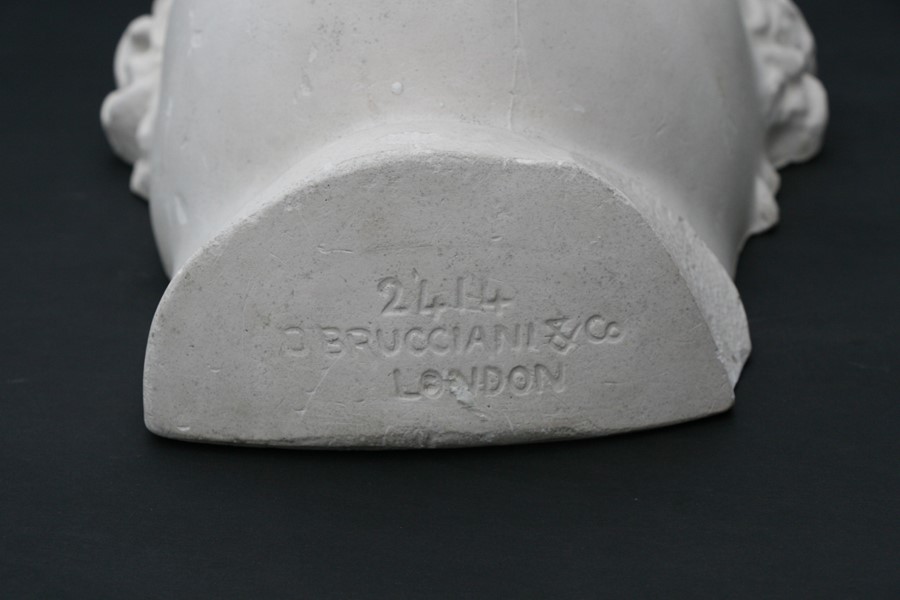 After the antique. A plaster cast mould of Michael Angelo's David, signed 'D Brucciani & Co. London' - Image 4 of 8