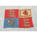 A Royal Standard flag 51 by 95cm (20 by 37.5 ins)
