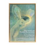 A Royal Academy of Arts Fairy Paintings poster, 13th November 1977 - 8th February 1998, framed &