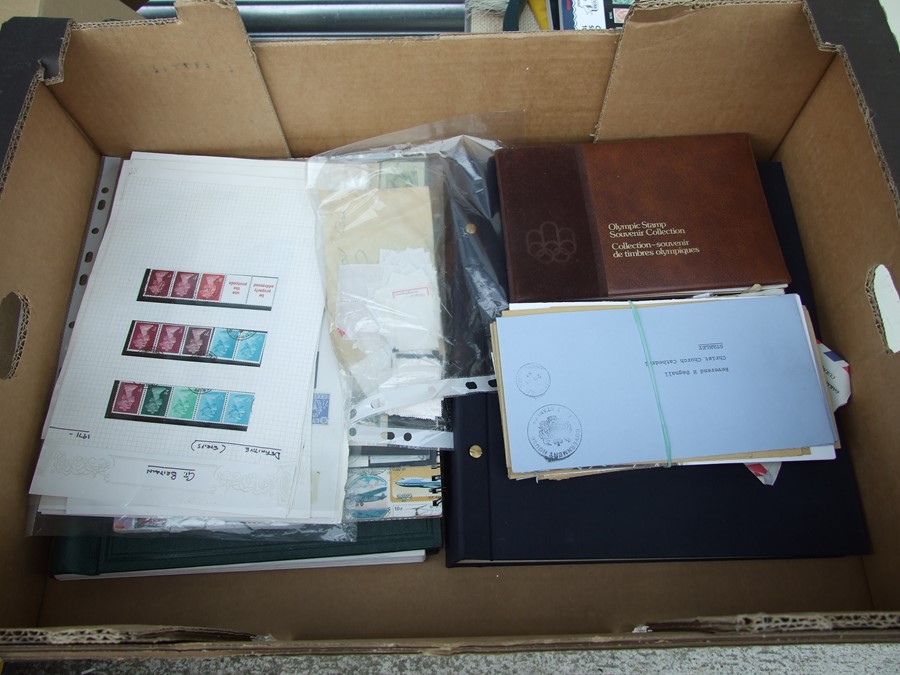 A large quantity of stamp albums, mainly British, including First Day covers; together with a - Image 2 of 2