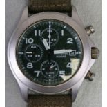 A Seiko Chronograph 200M stainless steel wristwatch, numbered 810037.Condition ReportHas a quartz