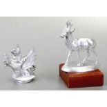 A Vauxhall Wyvern / Griffin car mascot, 9cms (3.5ins) high and an accessory car mascot in the form