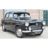 A 1955 Austin A90 Six Westminster, registration number TOD 57, black, chassis number BS4-14198,