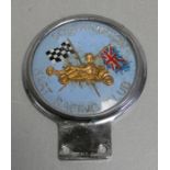 A Southampton Kart Racing Club enamel and chrome badge bar badge.