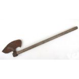 A large steel axe, blade width 29cms (11.25ins).