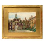 E Redgrave (early 20th century British) - Kensington Palace - watercolour, framed & glazed, 33 by