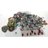 A quantity of Police related cap badges, buttons and cloth badges.