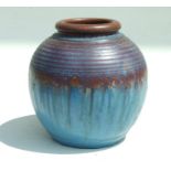 A Denby Art pottery vase, 19cms.
