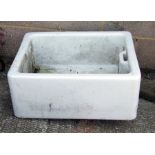 A Belfast sink, 62cms wide.