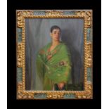 Gerald Festus Kelly PRA (1879-1972) - Consuela No.6 - oil on canvas, bears Royal Hibernian Academy