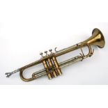 KPH (Kuhnl & Hoyer) b.flat brass trumpet, serial number '39409'.