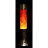 A vintage 1960's glitter lava lamp, 44cms high.