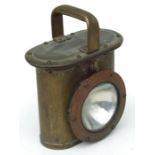 A WWII Delta American Navy lamp, Type-10A, serial no. 9-S-5293-L, 20cms wide.