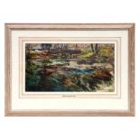 William Ralph Goodrich (1887-1956) - Cattle in the Stream - signed & dated 1929 lower right,