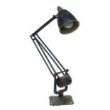 A Hadrill & Horstmann Ltd 'Tuning Fork' industrial style counter balanced anglepoise lamp.