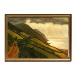 H J Hill (late 19th century Irish school) - Dingle Bay, County Kerry - signed & dated 1898 lower