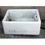 A Belfast sink, 62cms wide.