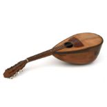 A mandolin with paper label 'Domenico Salvadori, Napoli' and stamped 'Salvadori Napoli', 58cms