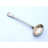 A George IV silver King's pattern ladle, London 1825, weight 329g.
