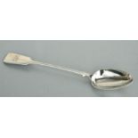 A Victorian silver basting spoon, initialled, Exeter 1860 and maker's mark for John Stone, weight