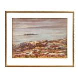 R Foruborg (? Scandinavian)- Seascape - pastel, signed & dated 92 lower right, framed & glazed, 66