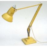 An original Herbert Terry mid century Anglepoise two-step base table lamp in original finish.