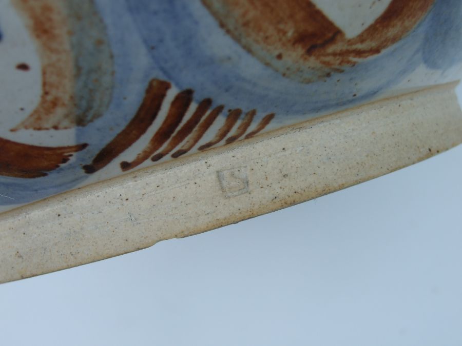 A French Art pottery vase of waisted cylindrical form designed by Jacques Blin, with sgraffito - Image 7 of 8