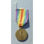 A WWI Royal Navy Victory Medal named to J15264 A.B. A.N.ELLISTON. R.N.