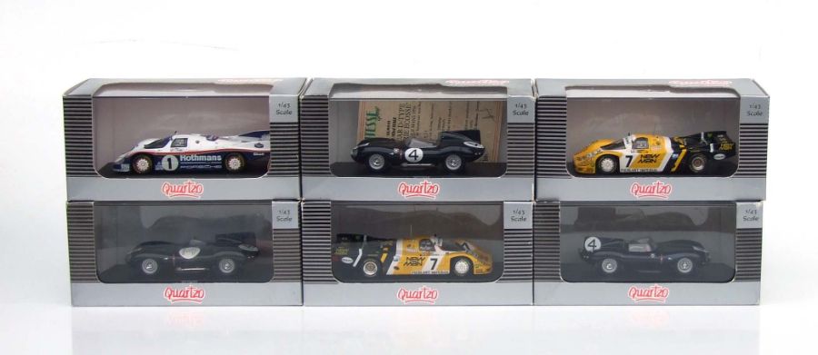 A collection of Quartzo 1:24 scale 24-Hour Le Mans winning diecast models including Jaguar D Type, - Image 2 of 2