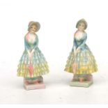 Two early Royal Doulton figures - Priscilla - N13, 9.5cms high (2).