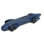 A 1930's Kingsbury tinplate clockwork model of Sir Malcolm Campbell's Bluebird Land Speed Record