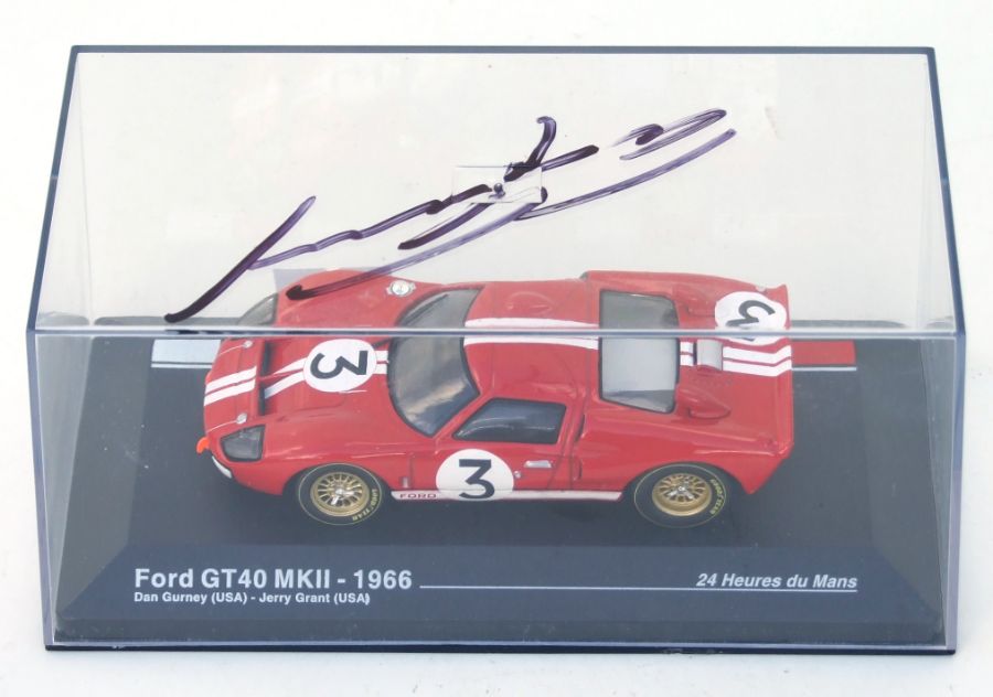 An Onyx 1:43 scale diecast Ford GT40 Mk2 (1966) winner driven by Dan Gurney and Jerry Grant, - Image 2 of 2