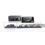 A collection of IXO1:43 scale diecast Le Mans winning cars including Ford Mk 4 GT40, Bugati 57G,