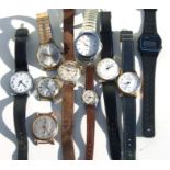 A quantity of assorted gentleman's wristwatches to include Timex, Seconda, Rone and others.