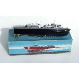 A Victory Industries Ltd RAF Vosper electric Crash Tender Boat, cased, 40cms long.