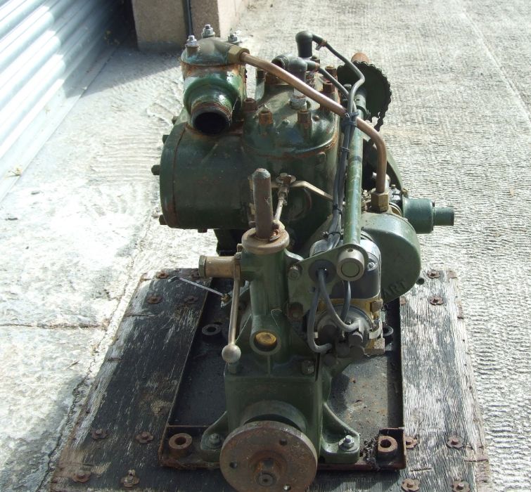 A Stuart Turner Ltd twin cylinder marine engine, rated at 8hp at 1500rpm, serial no. P55.ME608755, - Image 2 of 8